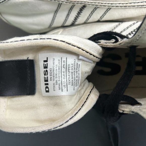 DIESEL S-ASTICO MID LACE Size 12 (Used) - Picture 8 of 8
